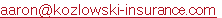 Image of email address of Aaron Kozlowski