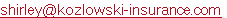 Image of email address of Shirley Top
